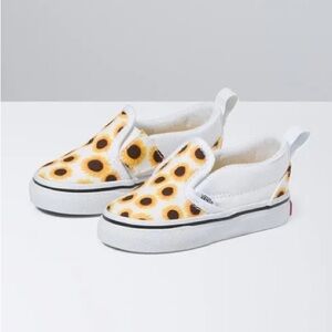 Vans Sunflower Slip On Classic Girls Shoe Toddler 4C NIB